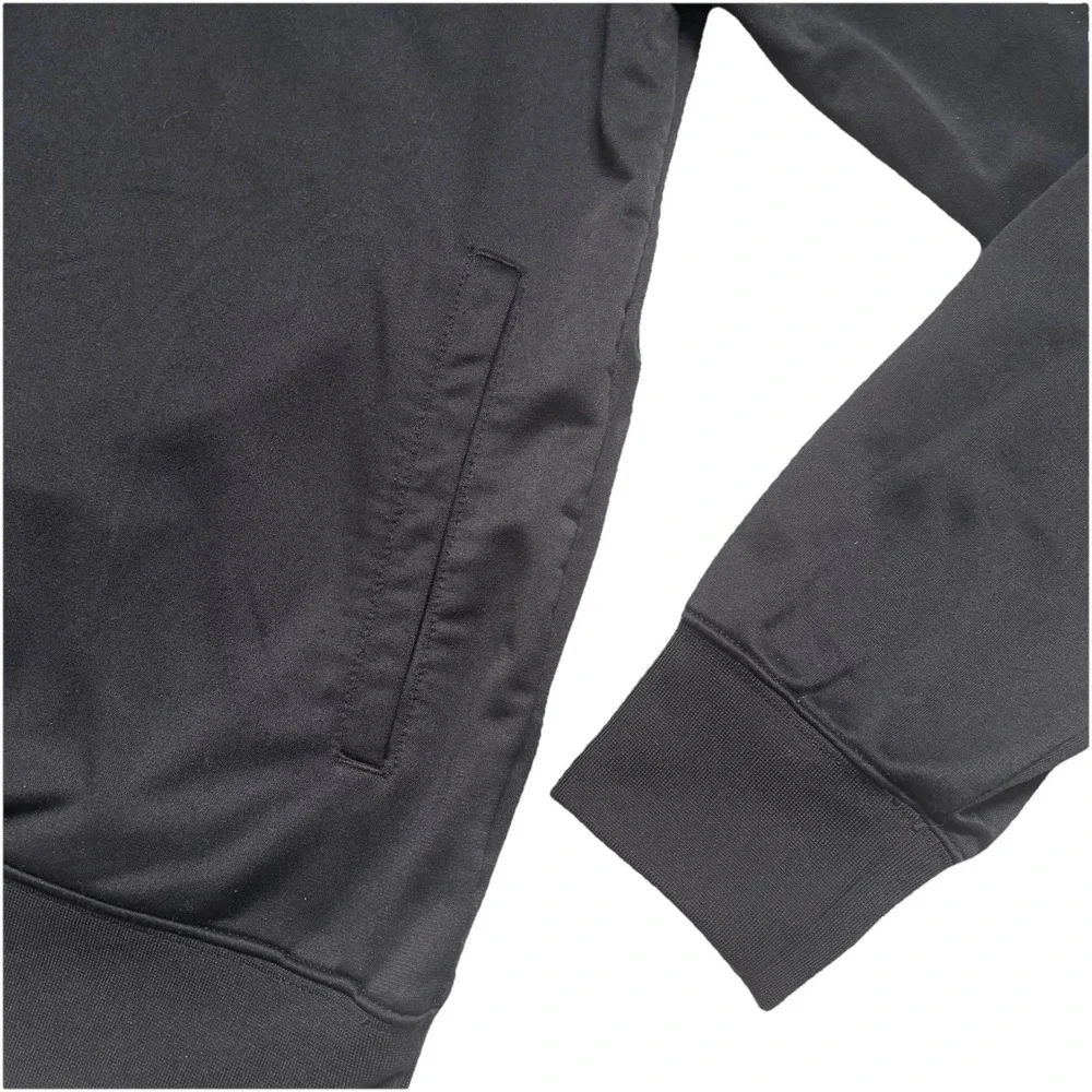 Jordan Men's Black White Dri Fit Track Suit Jacket Basketball Athletic‎ Sz Large